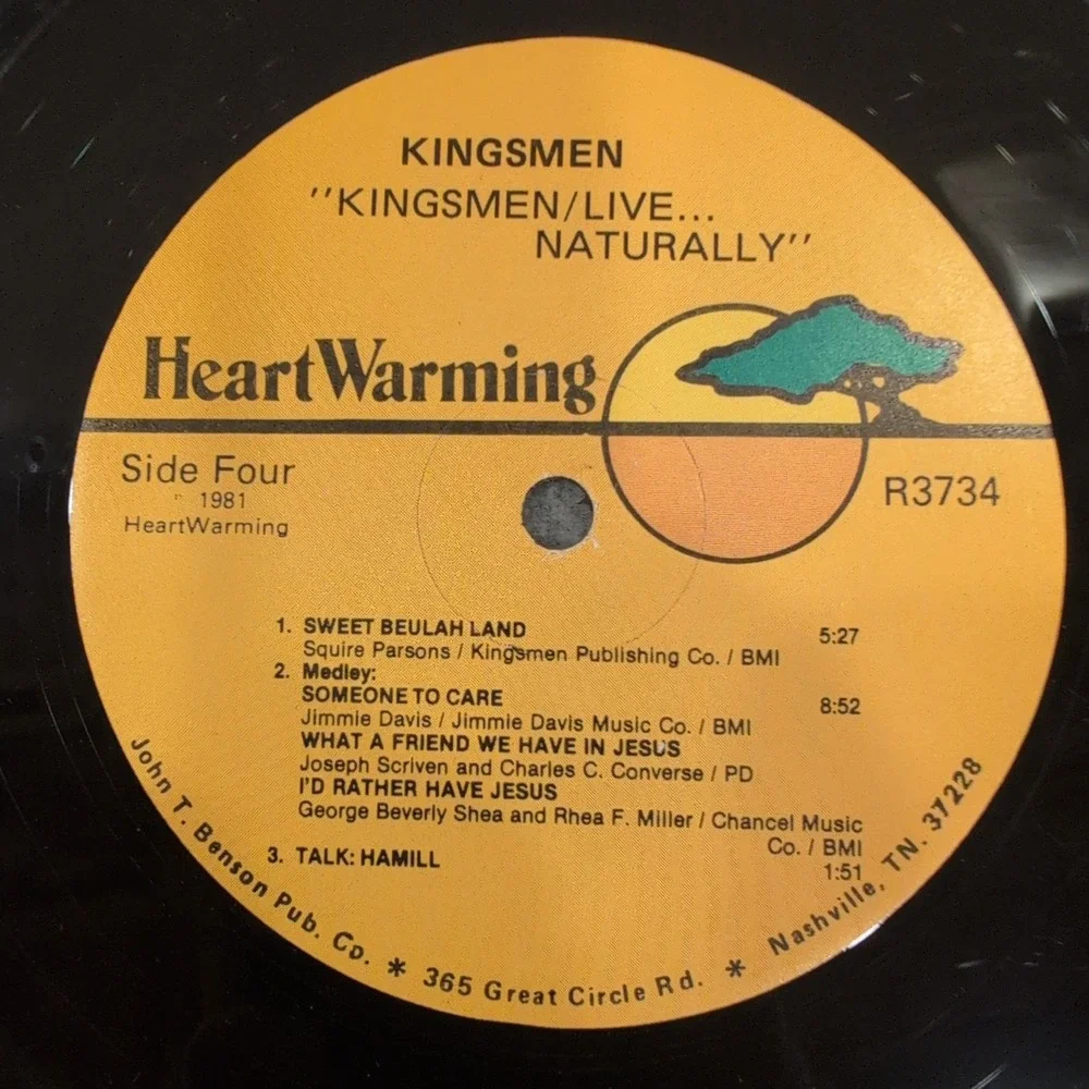 The Kingsmen Live Naturally 2-LP & Chart‎ Breakers Vinyl Record Lot Gospel R3734 - Picture 9 of 10